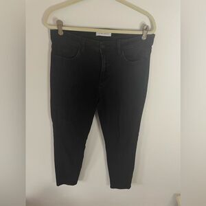 Flying Monkey Black Cropped high raise ankle Jeans size 30